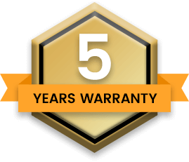 Alfresco 5 Years Warranty Badge